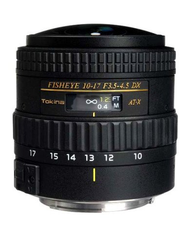 TOKINA AT-X 10-17/3.5-4.5 DX FISHEYE