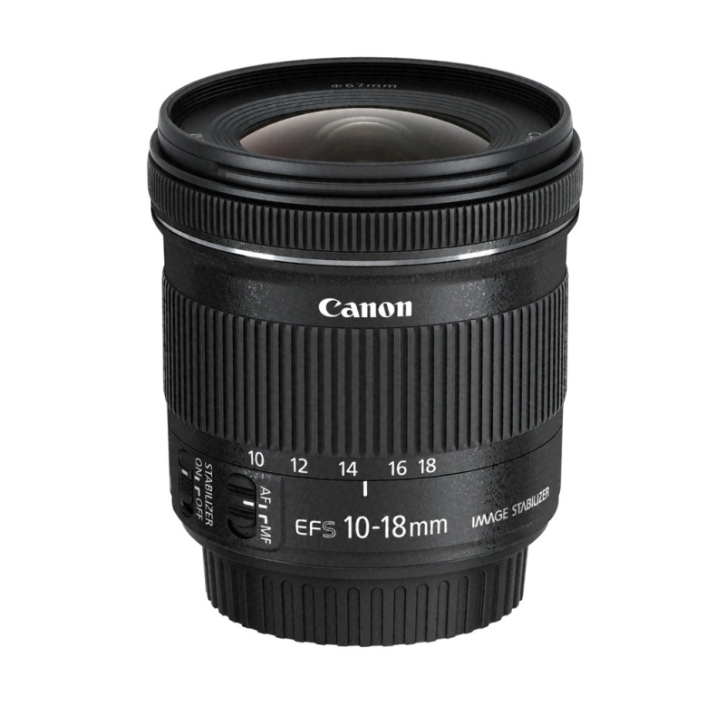 Objetivo Canon EF-S 10-18mm f/4.5-5.6 IS STM