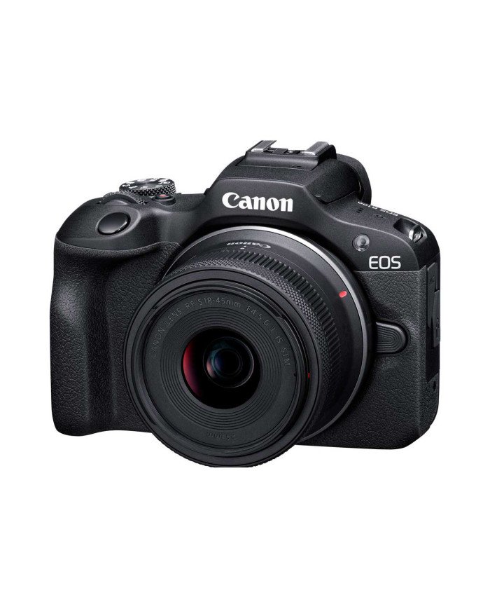 Canon EOS R100 + Obj. Canon RF-S 18-45 IS STM + Obj. Canon RF-S 55-210